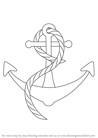 Anchor, Security, Foundation, Stability, Support Drawing