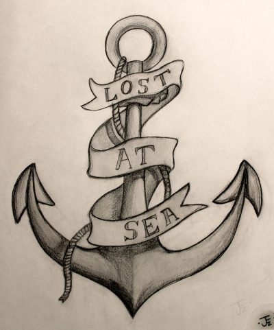 Anchor, Security, Foundation, Stability, Support Drawing