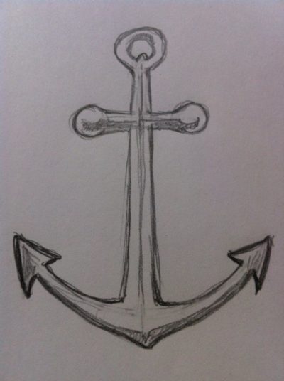 Anchor, Foundation, Security, Stability, Support Drawing