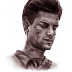 Andrew Garfield Drawing Amazing Sketch