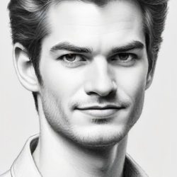 Andrew Garfield Drawing Sketch Photo