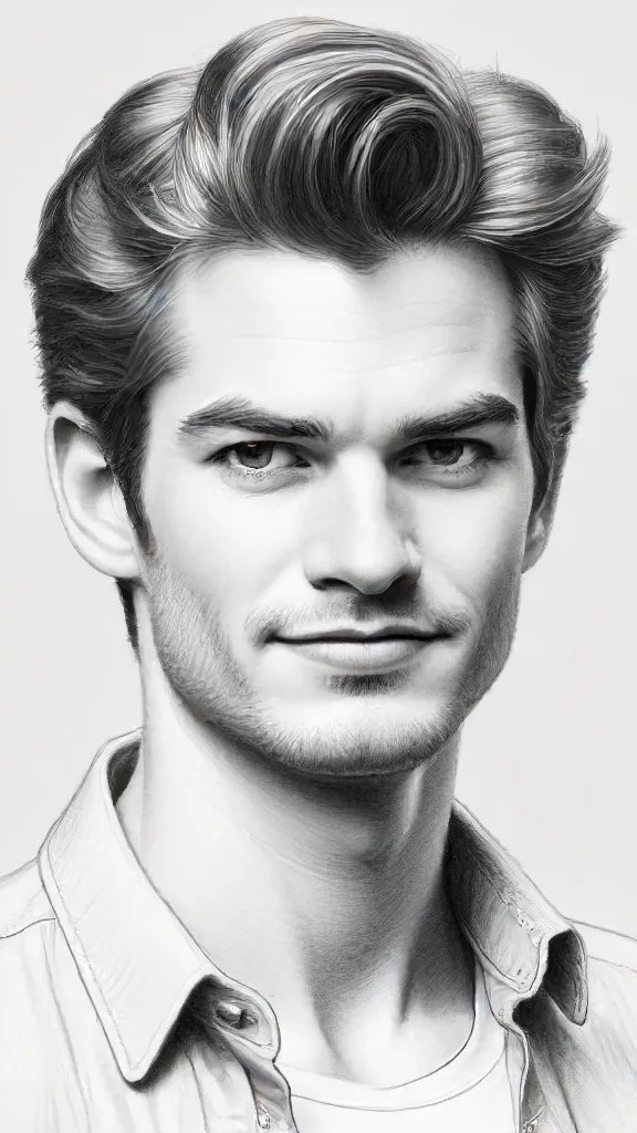 Andrew Garfield Drawing Sketch Photo