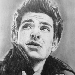 Andrew Garfield Drawing Stunning Sketch