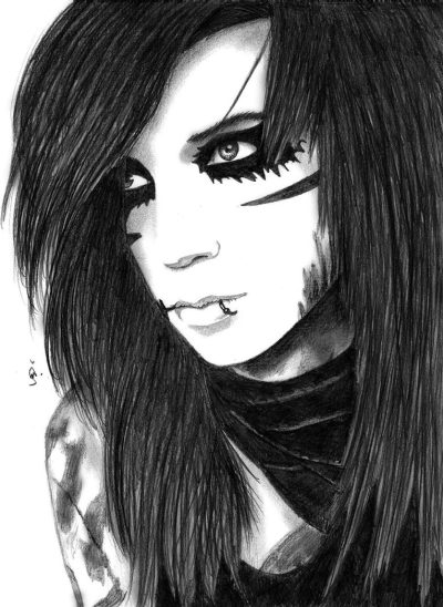 Andy Sixx, Musician, Influencer, Icon, Performer Drawing