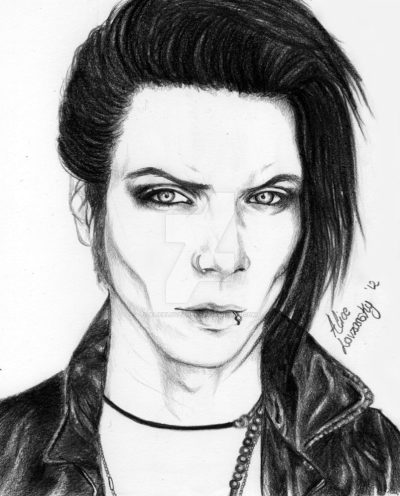 Andy Sixx, Creative, Icon, Performer, Musician Drawing