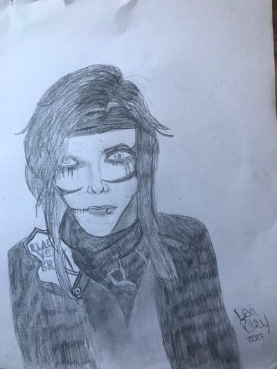 Andy Sixx, Musician, Influencer, Icon, Performer Drawing