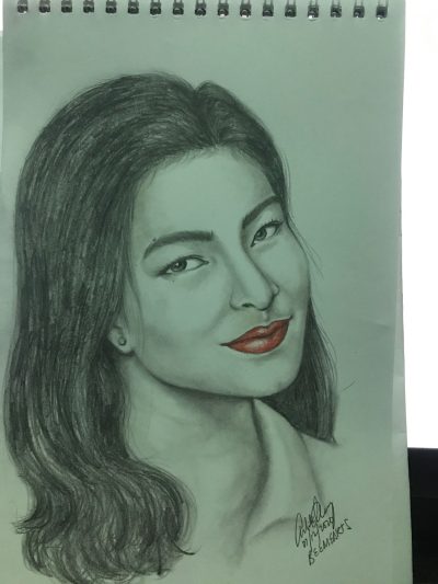 Angel Locsin, Actress, Model, Advocate, Philanthropist Drawing