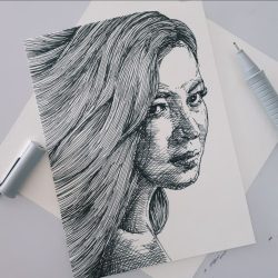 Angel Locsin Drawing Artistic Sketching