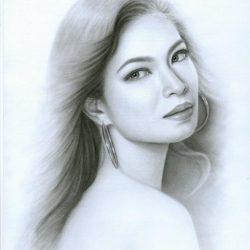 Angel Locsin Drawing Hand drawn Sketch