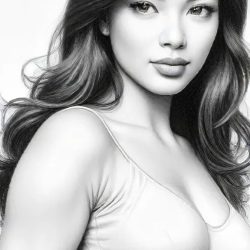 Angel Locsin Drawing Sketch Photo