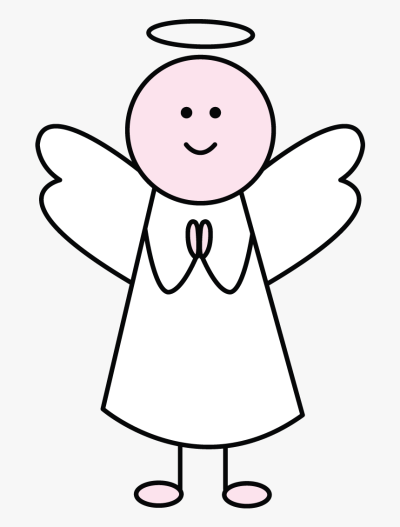 Angel Simple, Divine Essence, Serene Beauty, Pure Elegance, Heavenly Touch Drawing