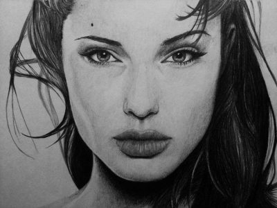 Angelina Jolie, Actress, Activist, Filmmaker, Humanitarian Drawing