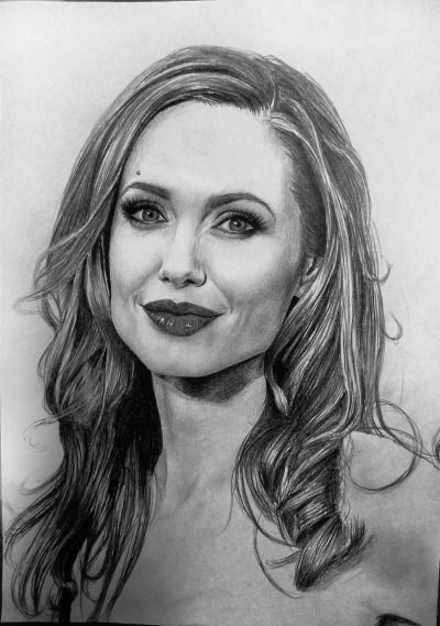 Angelina Jolie, Director, Philanthropist, Actress, Humanitarian Drawing