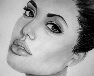 Angelina Jolie, Actress, Activist, Filmmaker, Humanitarian Drawing