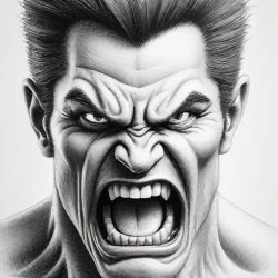 Anger Drawing Sketch Photo
