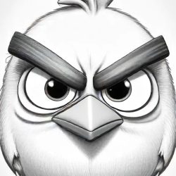 Angry Birds Drawing Art Sketch Image