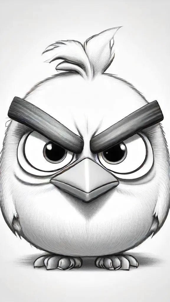 Angry Birds Drawing Art Sketch Image