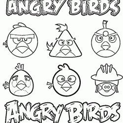 Angry Birds Drawing Artistic Sketching