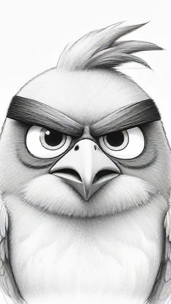 Angry Birds Drawing Sketch Picture