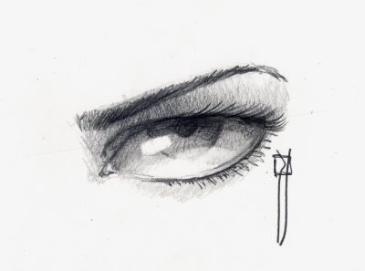 Eye, Focus, Gaze, Sight, Vision Drawing