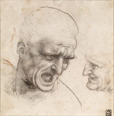 Angry Face, Enraged Countenance, Upset Features, Furious Expression, Irritated Visage Drawing