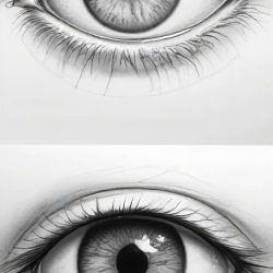 Animal Eye Drawing Easy Sketch