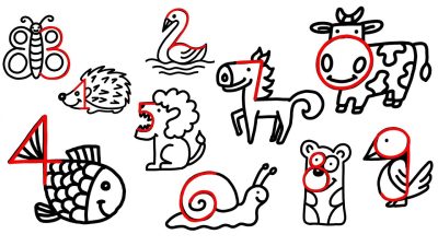 Animals Cartoon, Animated Adventures, Whimsical Creatures, Fun Characters, Playful Stories Drawing