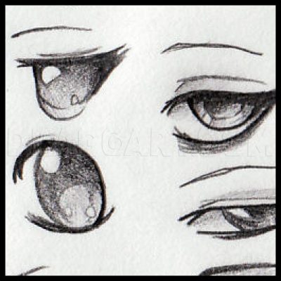 Animation Eyes, Expressive Gaze, Dynamic Vision, Lively Glance, Vibrant Stare Drawing