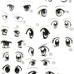 Animation Eyes Drawing Artistic Sketching