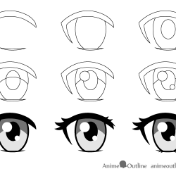 Animation Eyes Drawing Photo