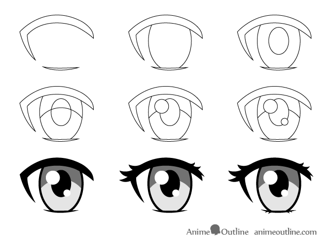 Animation Eyes Drawing Photo