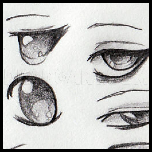 Animation Eyes Drawing Realistic Sketch