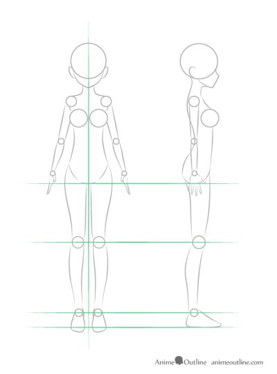 Anime Pose, Dynamic Stance, Expressive Gesture, Stylized Position, Character Posture Drawing