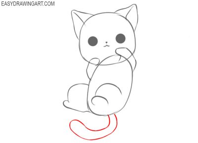 Anime Cat, Cute Feline, Manga Inspiration, Animated Character, Whimsical Design Drawing