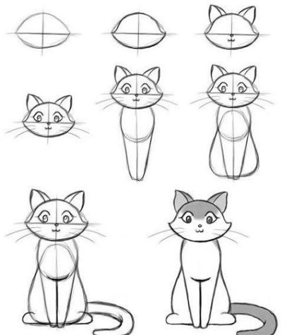 Anime Cat, Feline Fantasy, Colorful Characters, Playful Paws, Whimsical Whiskers Drawing