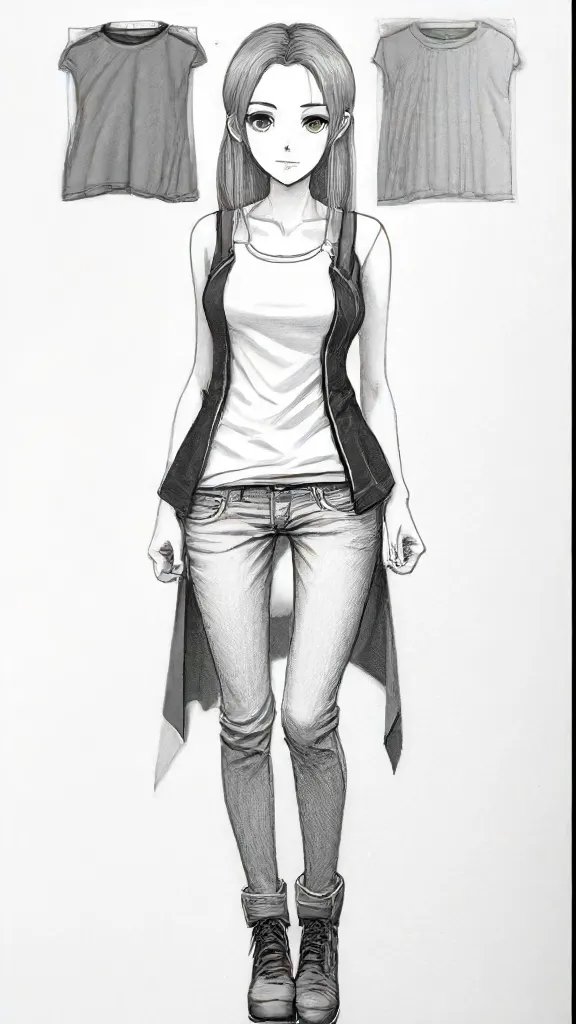 Anime Clothes Drawing Sketch Picture