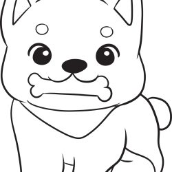 Anime Dog Drawing Hand drawn Sketch