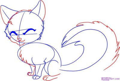 Animated Fox, Cartoon Character, Playful Design, Whimsical Style, Creative Animation Drawing