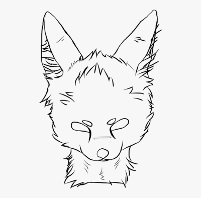 Anime Fox, Japanese Fox, Manga Canine, Cartoon Kitsune, Otaku Feline Drawing