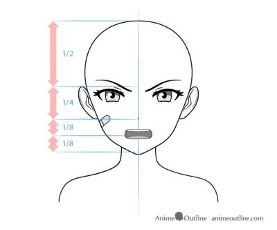 Anime Girl Base, Manga Design, Character Template, Customizable Figure, Art Reference Drawing