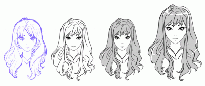 Bangs, Fringe, Haircut, Trend, Style Drawing