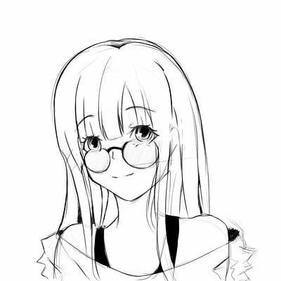 Anime Girl, Cosplay Style, Kawaii Aesthetic, Manga Character, Otaku Culture Drawing