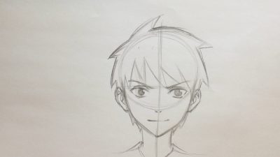 Anime Guy, Otaku Culture, Japanese Animation, Manga Enthusiast, Cosplay Fanatic Drawing