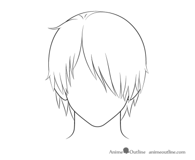 Anime Guy, Cosplay Fan, Japanese Animation, Manga Lover, Otaku Enthusiast Drawing