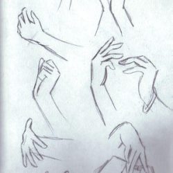 Anime Hand Drawing Realistic Sketch