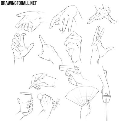 Anime Hand, Character Pose, Otaku Style, Manga Gesture, Expressive Art Drawing