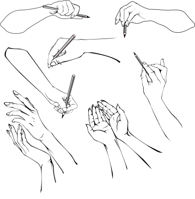 Anime Hand, Otaku Style, Manga Gesture, Artistic Expression, Character Pose Drawing