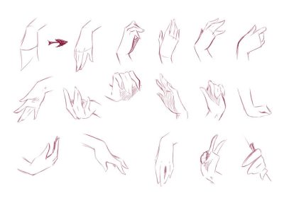 Anime Hand, Animated Fingers, Japanese Art, Otaku Style, Manga Gesture Drawing