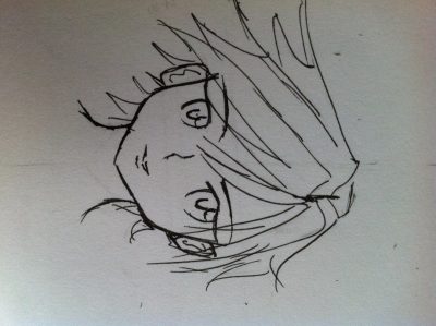 Anime Head, Manga Face, Cartoon Aesthetic, Anime Character, Otaku Style Drawing