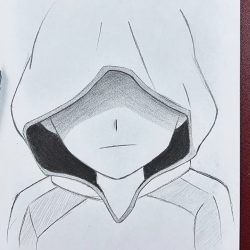 Anime Hoodie Drawing Amazing Sketch